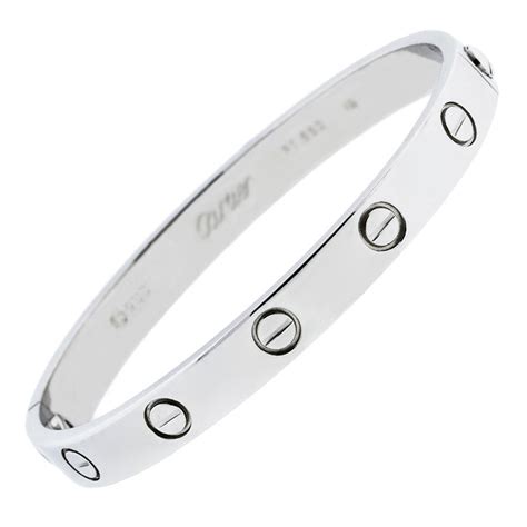 cartier love platinum bracelet|cartier platinum love bracelet price.